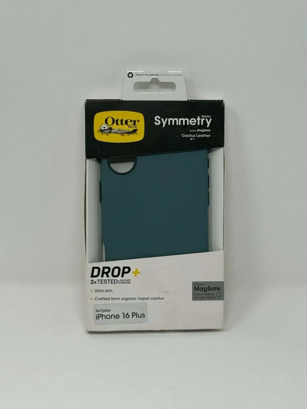 OtterBox Symmetry Series Cactus Leather MagSafe Case for iPhone 16 Plus